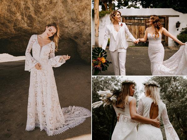 25 Free-spirited Wedding Dresses for Boho Brides